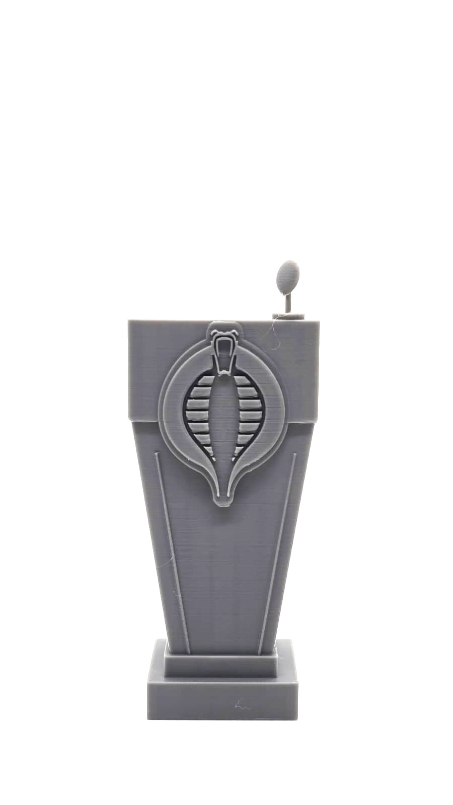 Cobra Inspired Organization Podium Diorama Sci-Fi 1:18 Scale for 4 inch Figure