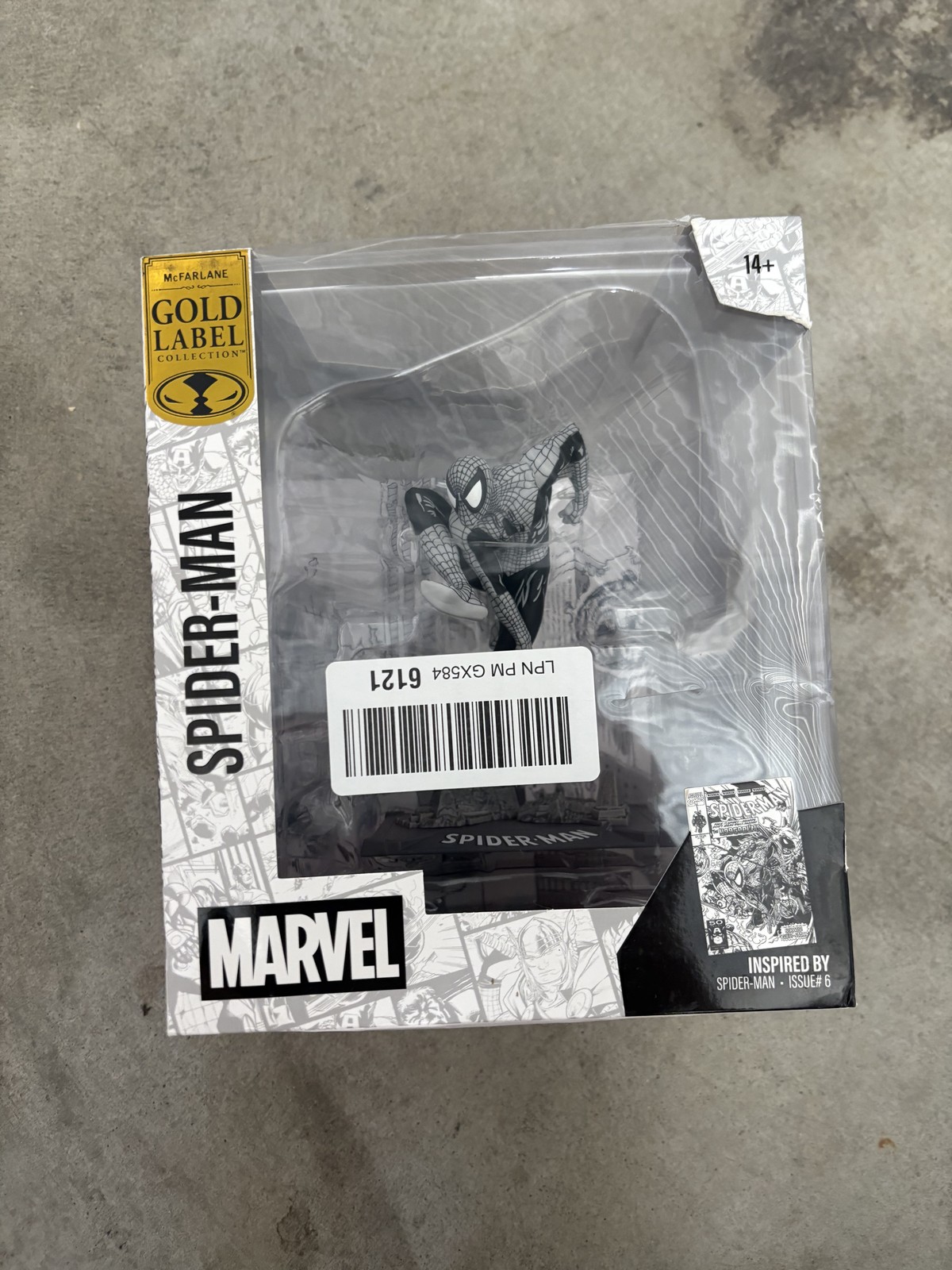 McFarlane Gold Label Collection Spider-Man Action Figure Marvel Comics Issue #6