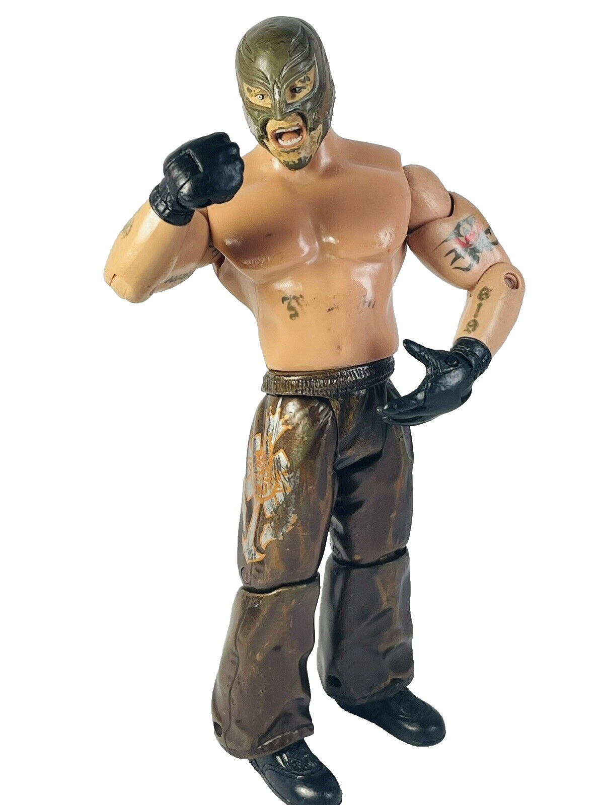 Rey Mysterio Jr Bronze Pay Per View Action Figure WWE WCW ECW TNA