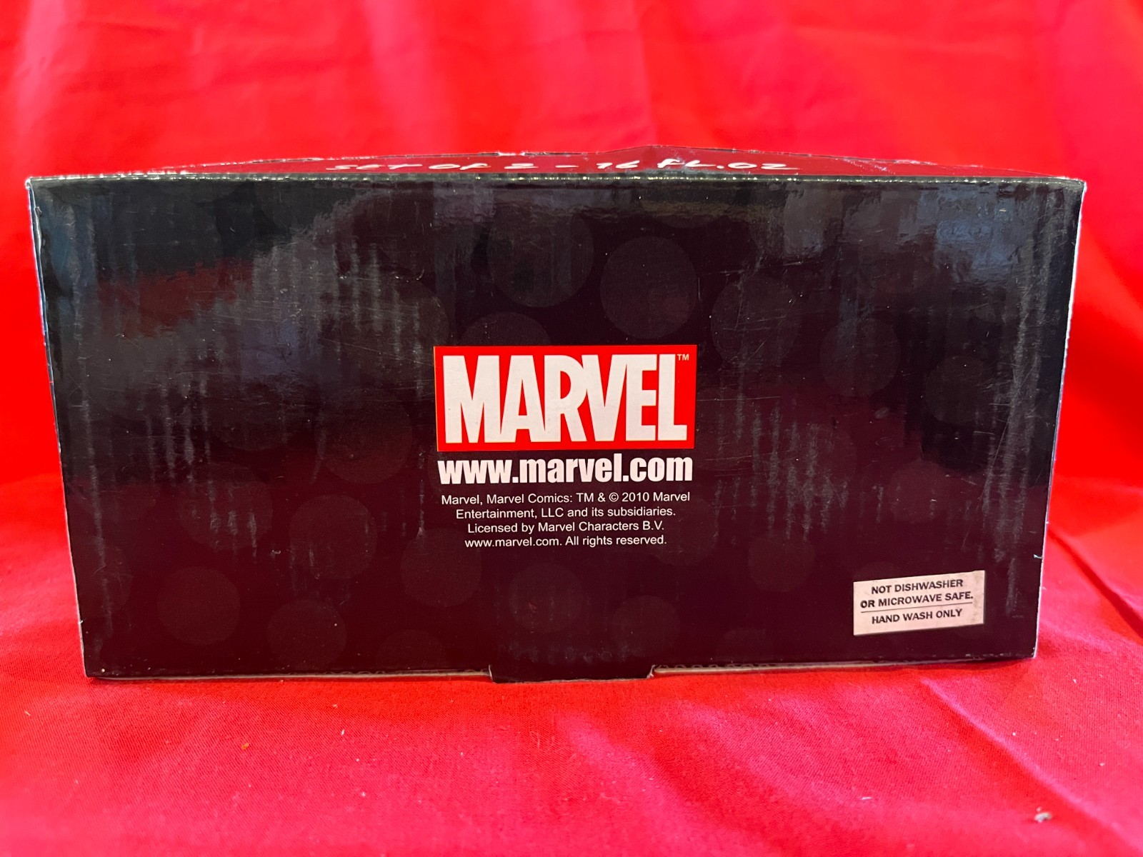 MARVEL COMICS SPIDER-MAN FULL-WRAP TUMBLERS 16OZ GLASS SET/2 3E DIRECT 2010