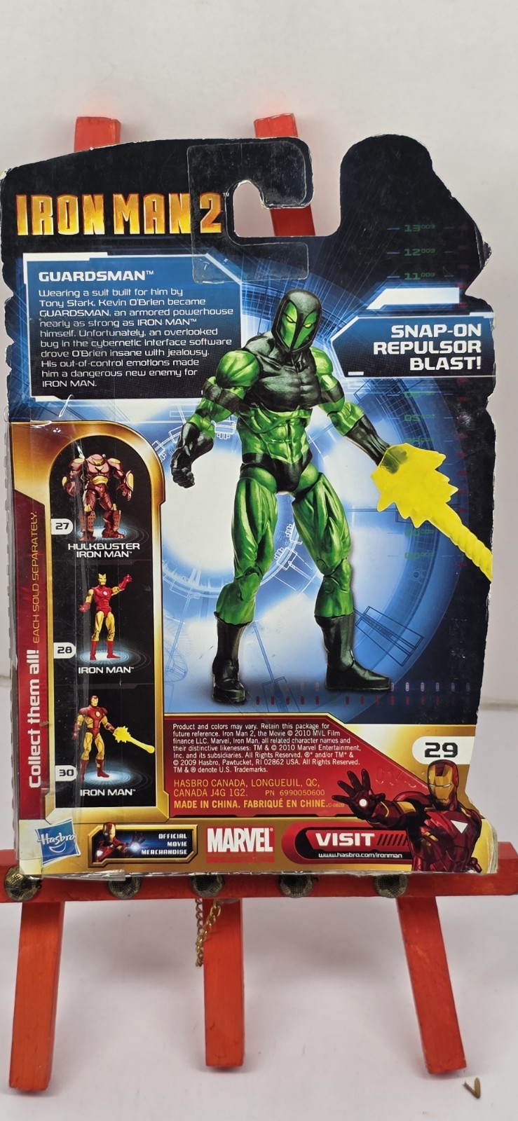 Iron Man 2 Comic Series #29 Guardsman 4&Prime; Action Figure Marvel 2010 New