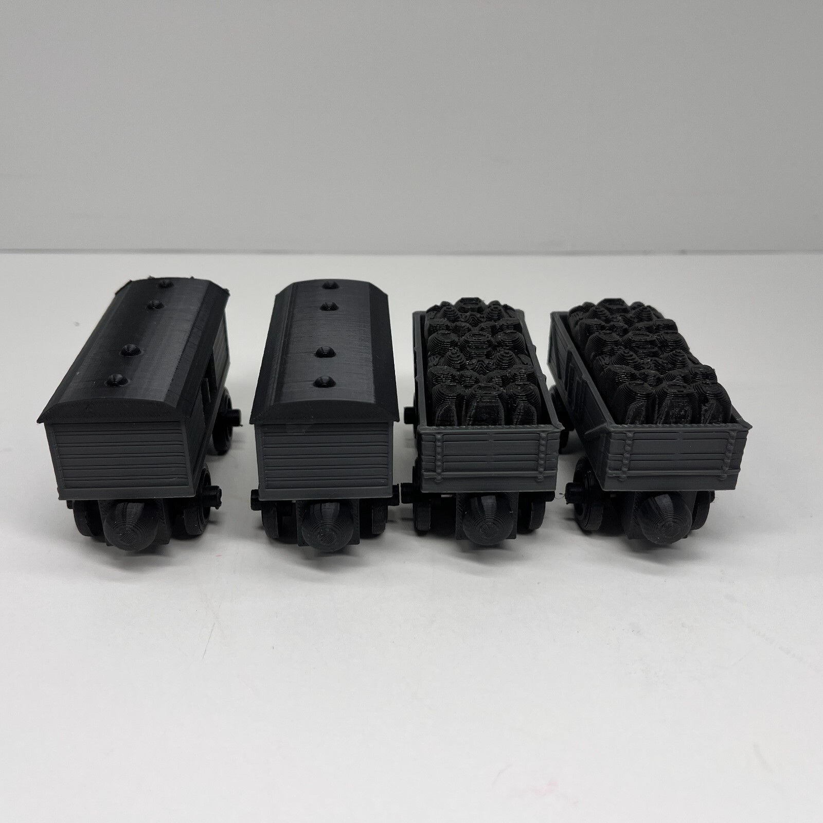 Wooden Railway Compatible Cargo & Box Car Train Custom Made Thomas & Friends GR