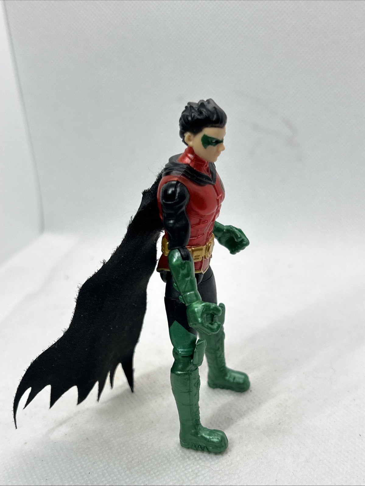 DC Spin Master The Caped Crusader robin Action Figure 3.75&Prime;