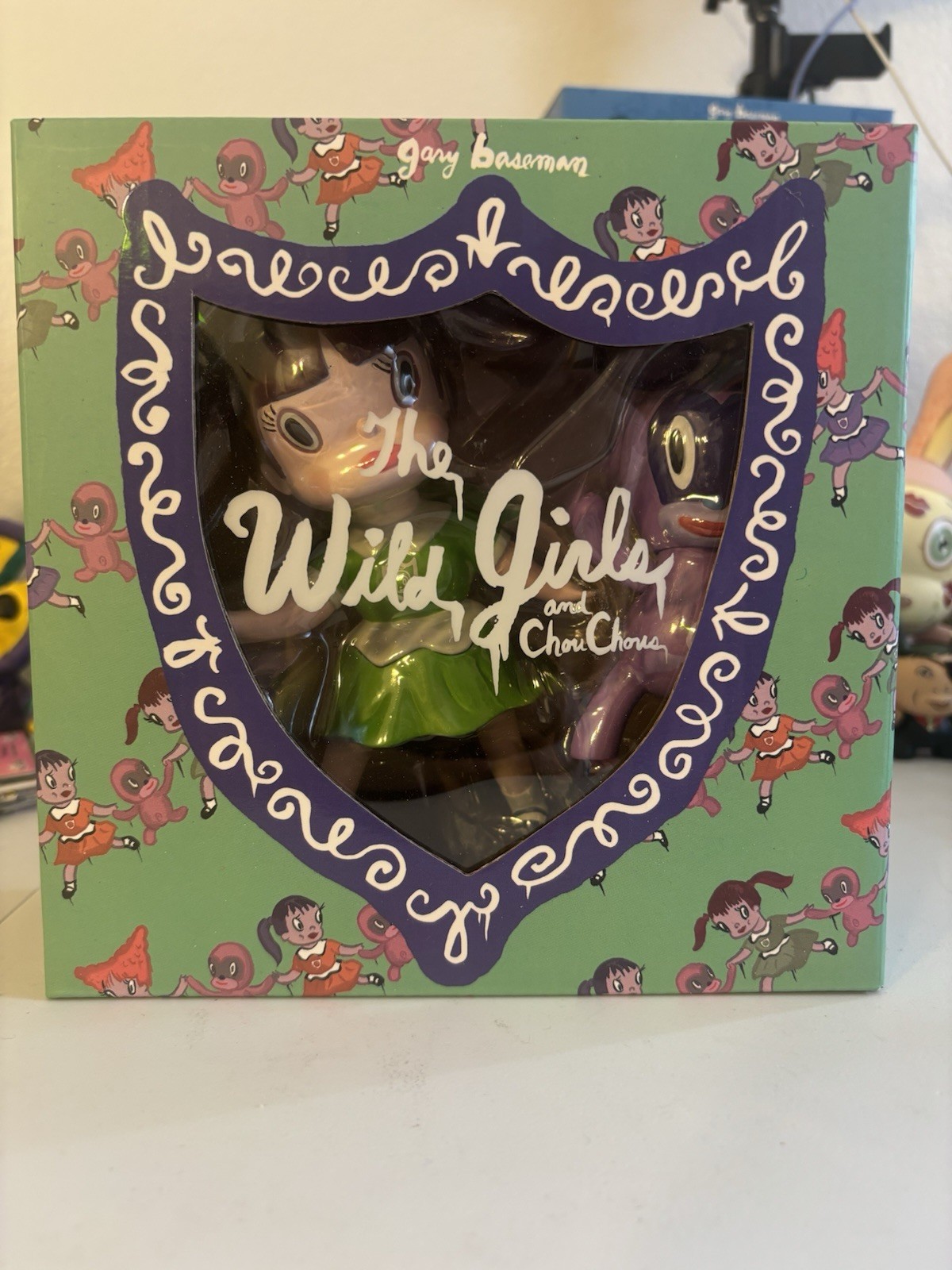 Gary Baseman The Wild Girls And ChouChou Veronica Green Edition