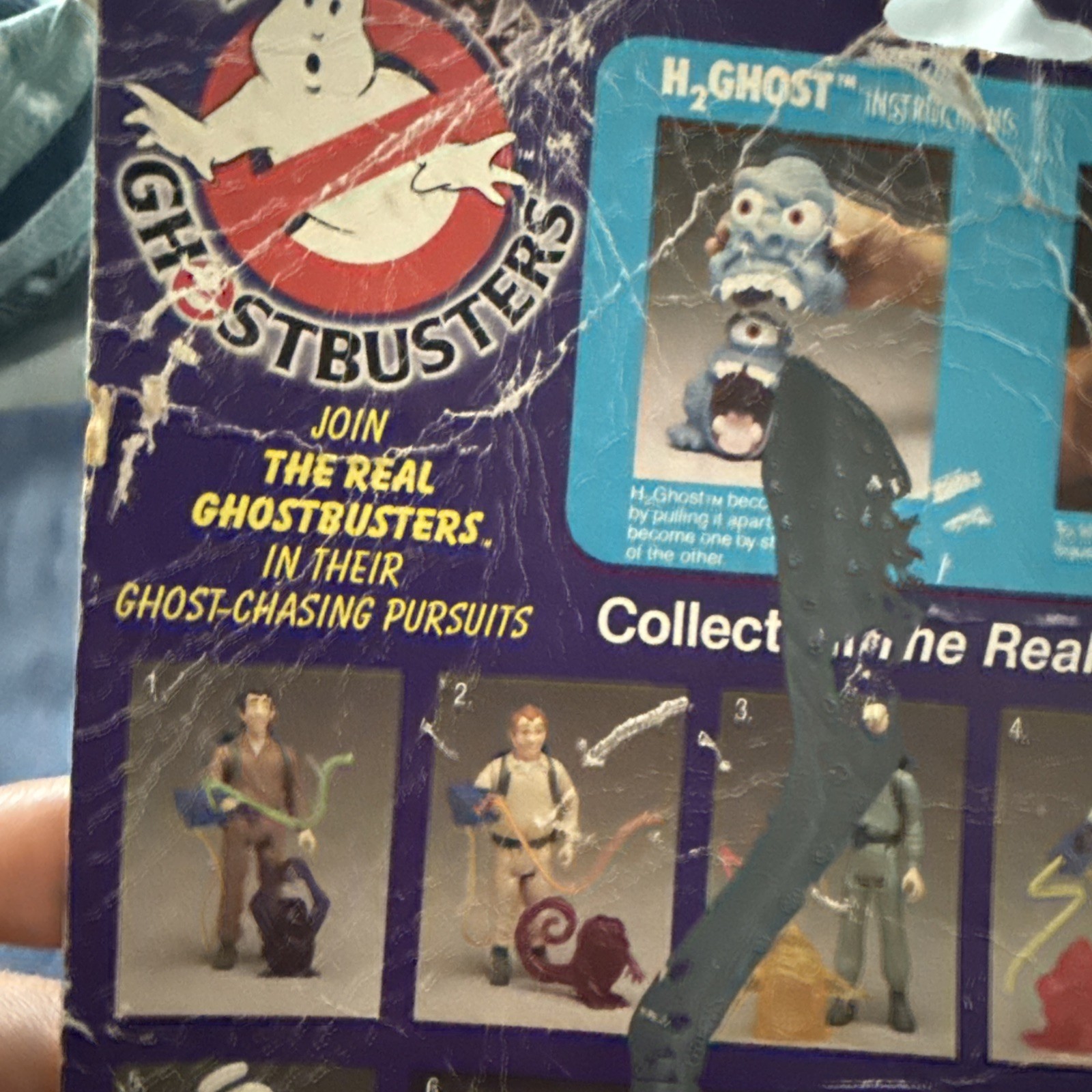 H2 Ghost The Real Ghostbusters 1986 Kenner Action Figure NEW SEALED