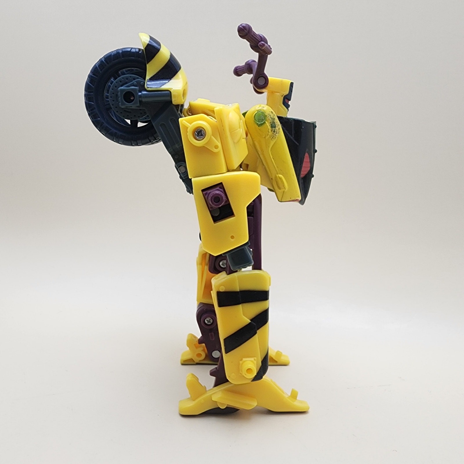 TRANSFORMERS Energon (2003) RAPID RUN 5.5&Prime; Combat Deluxe + NIGHTSCREAM Minicon