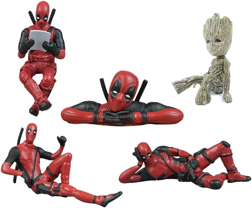 5Pcs Action Figure Set, Birthday Cake，Classics Figures Model for Home, Car, Desk