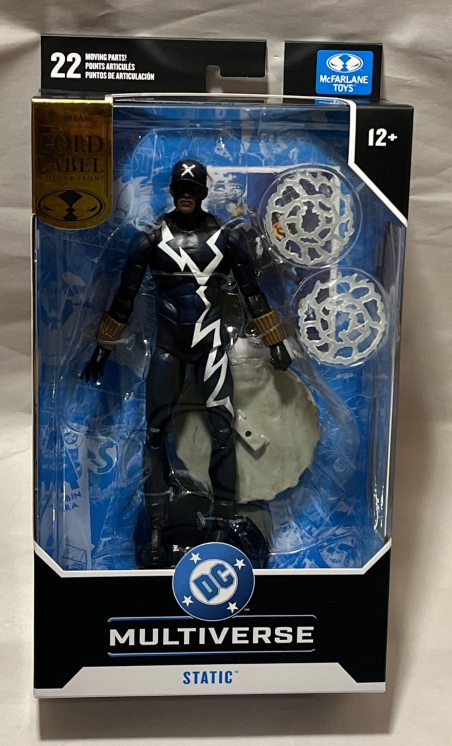 McFarlane DC Multiverse Static (Trial By Fire) Gold Label 7&Prime; Action Figure