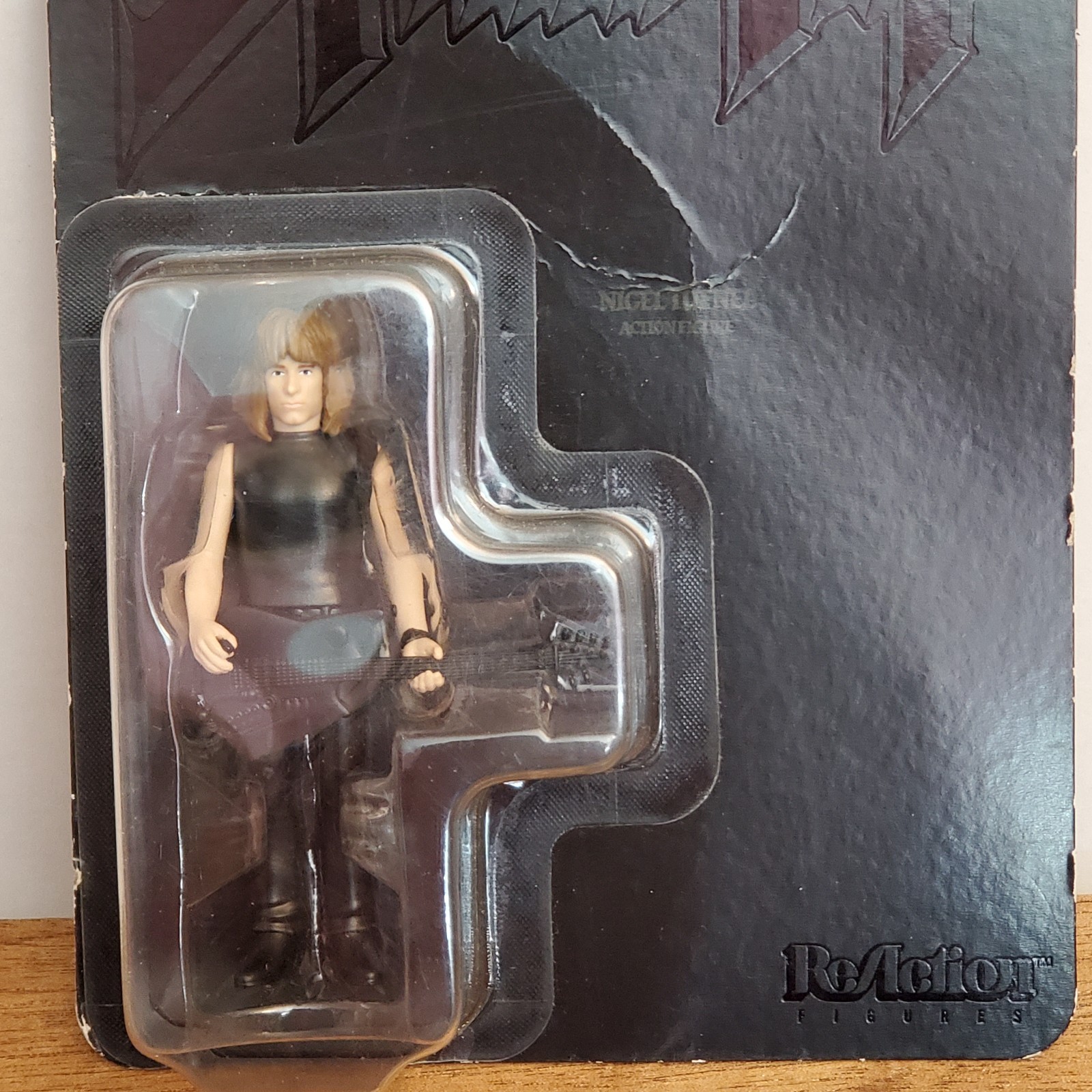 Spinal Tap Nigel Tufnel (None More Black) Reaction Figures Wave 2 *Unpunched*
