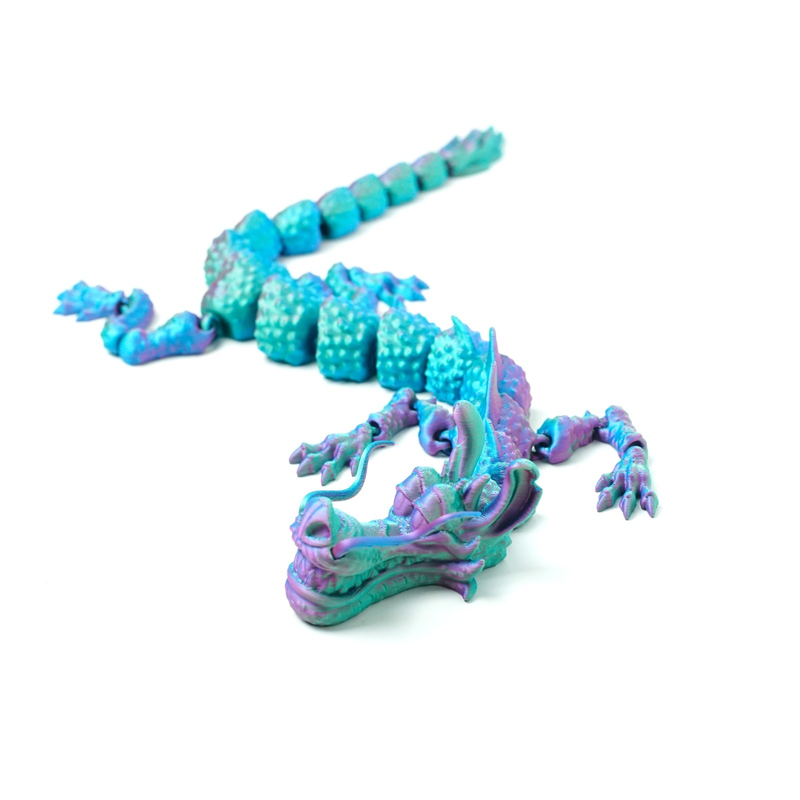 12.4inch 3D Printed Dragon Model,Articulated Animals figure,Toys Home Decor