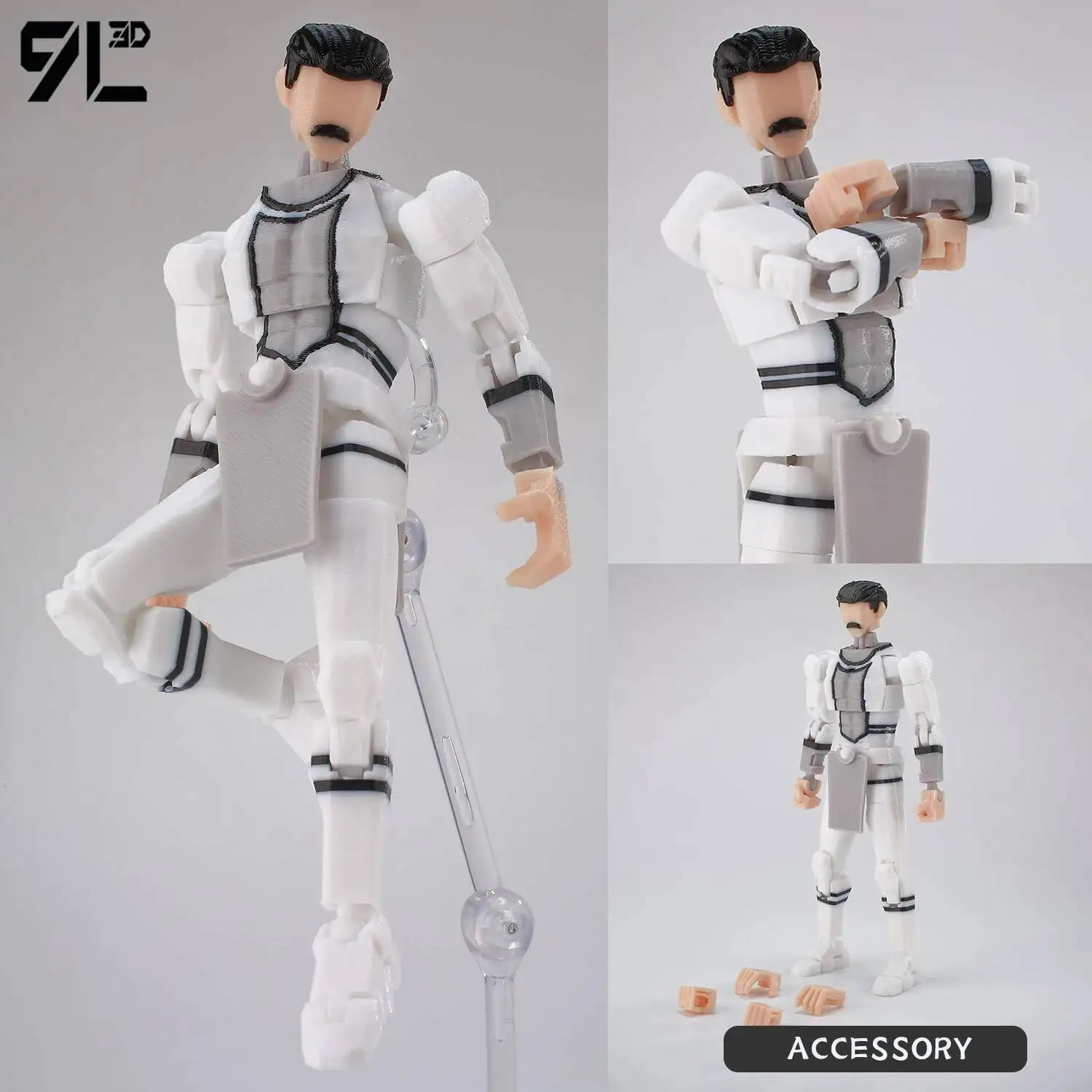 9L3D Lucky13 Invincible Tech Jacker 1/12 Action Figure T13 NEW