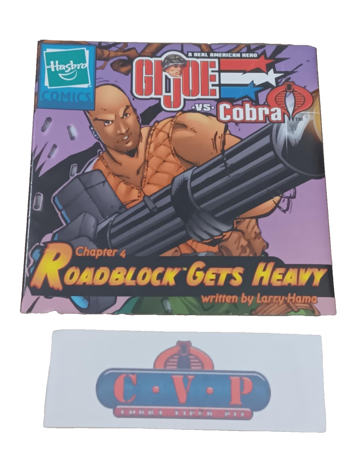 2003 GI Joe vs Cobra MINI COMIC #4 catalog Roadblock Gets Heavy LARRY HAMA