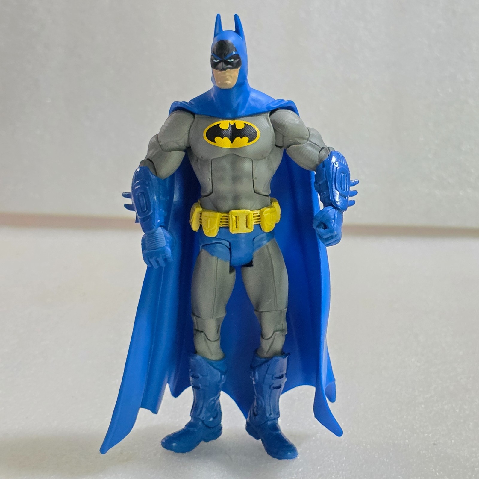 Batman Arkham City Legacy Edition Figure Gray Blue Batsuit DC Comics Mattel 7&Prime;