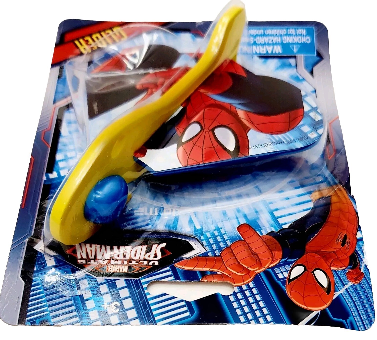 Marvel The Ultimate Spiderman Foam Glider Small 5.5 L X 5 W X 1.5 H Inch, Age 3+