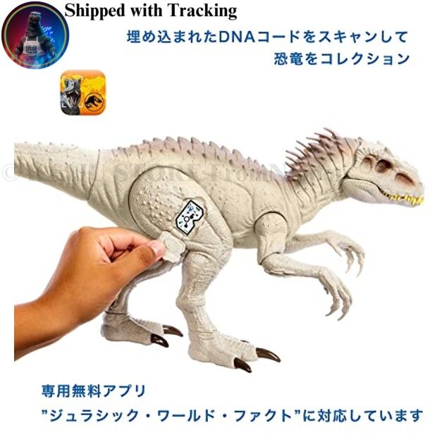 Mattel Jurassic World Super Action Light Indominus Rex 60cm Figure HNT63