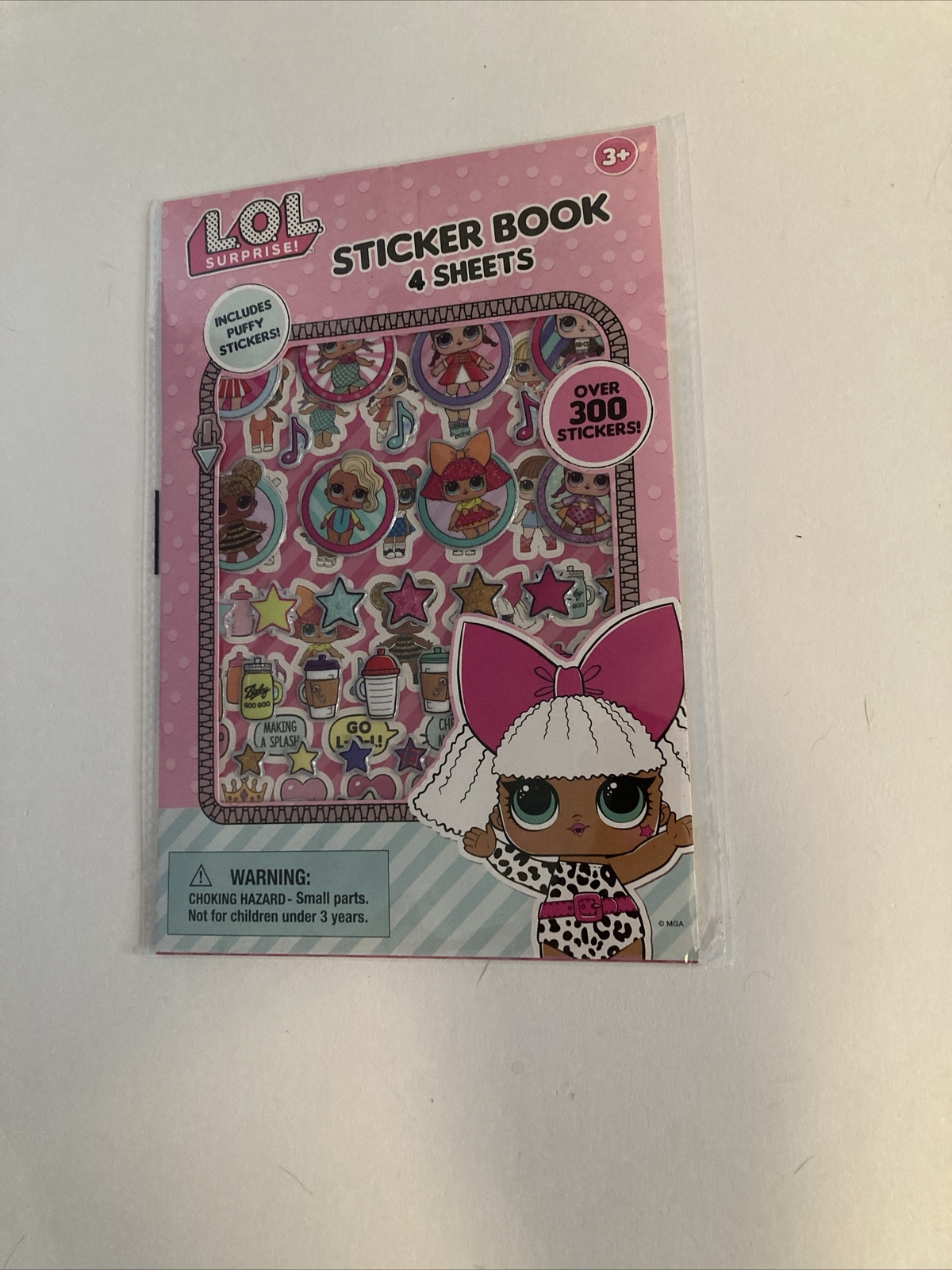 LOL SURPRISE! Sticker Book Over 300+ Stickers 4 Sheets