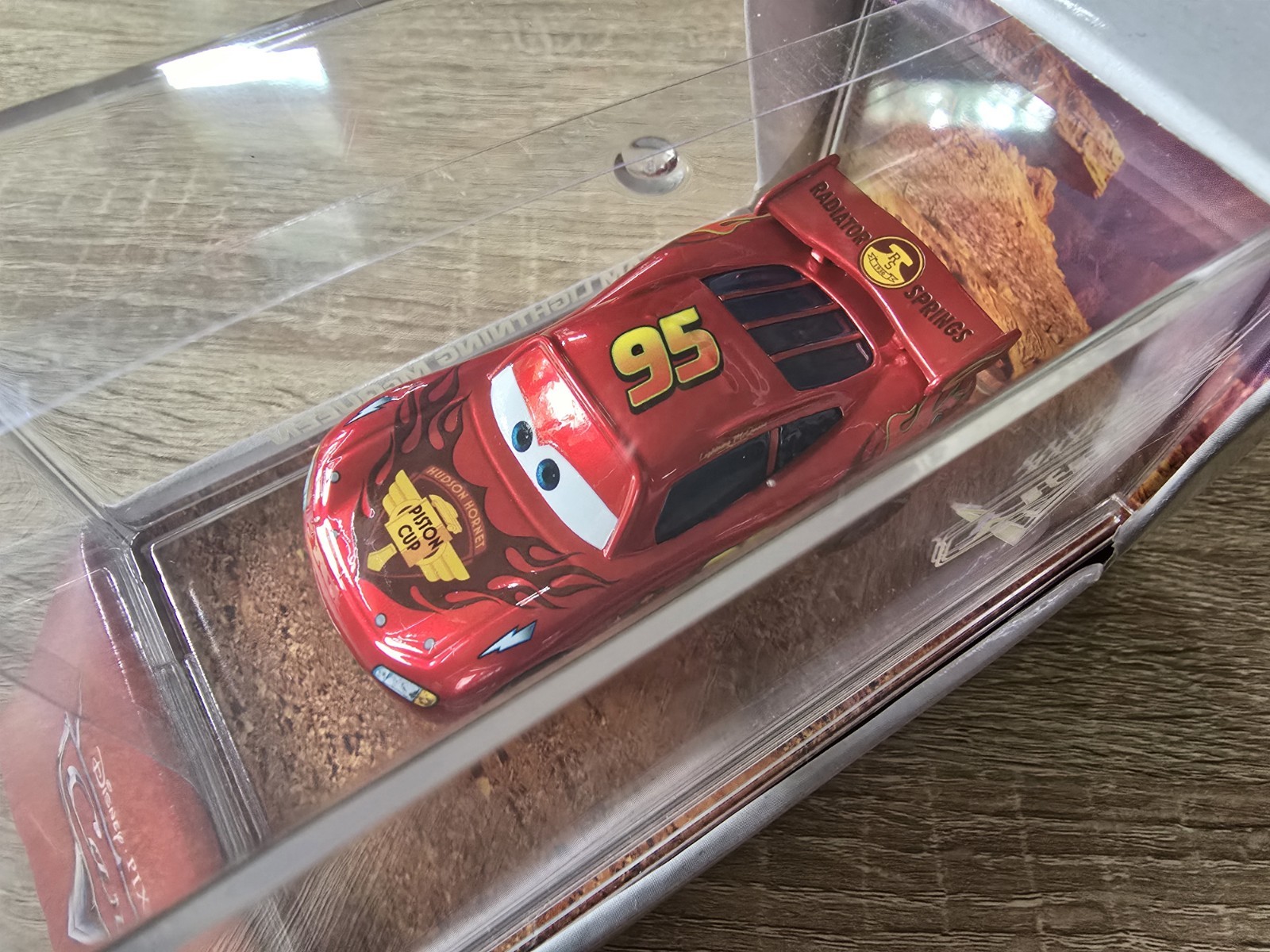 New RS Team Lightning McQueen Special Edition Target Exclusive In Display Case