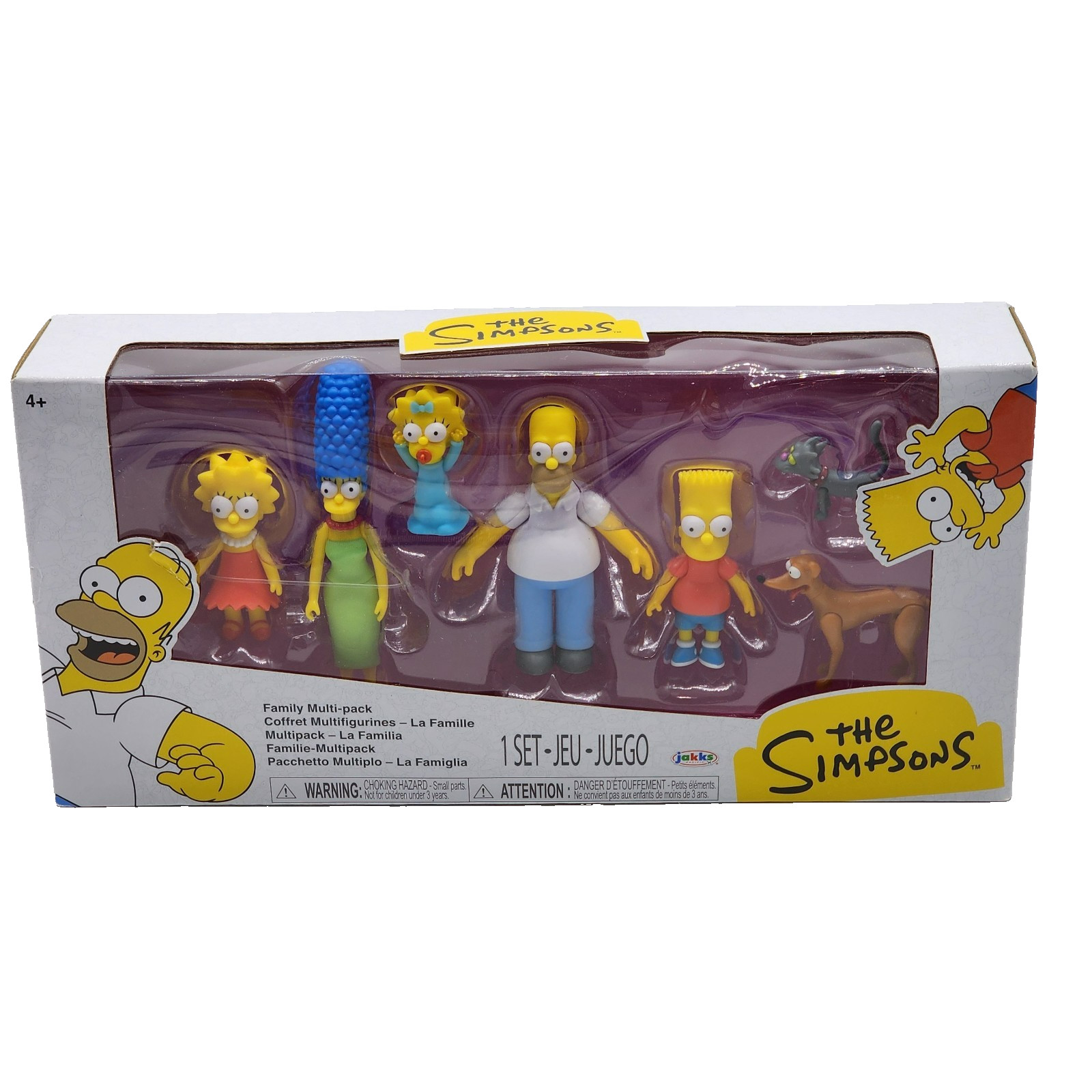The Simpsons Family Bart Lisa Homer Multipack Action Figure Set 2024 NIB NEW