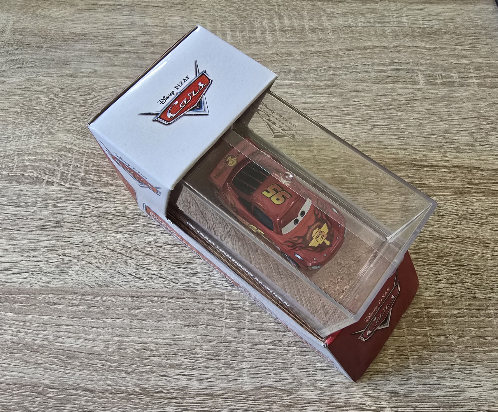 New RS Team Lightning McQueen Special Edition Target Exclusive In Display Case