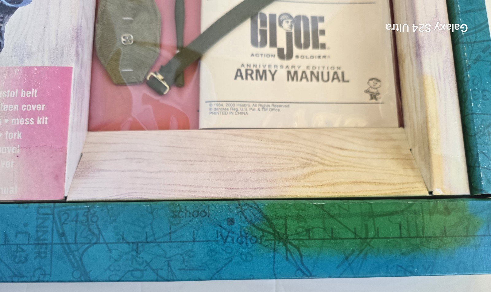 GI Joe Army Combat Field Pack Mess Kit Accessories Anniversary Edition No GI Joe