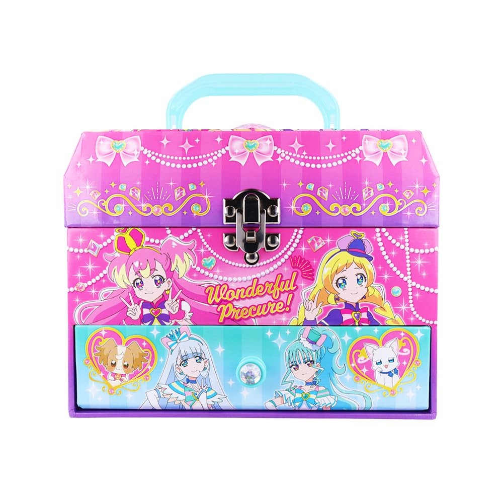 Sun-Star Stationery Secret Lovely Box Wonderful Pretty Cure! 18 x 20 x 18 cm