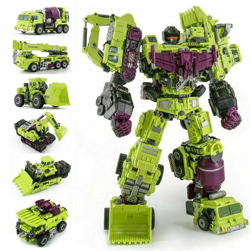 Jinbao Transformation Green Oversized Devastator Gravity Builder With No Box