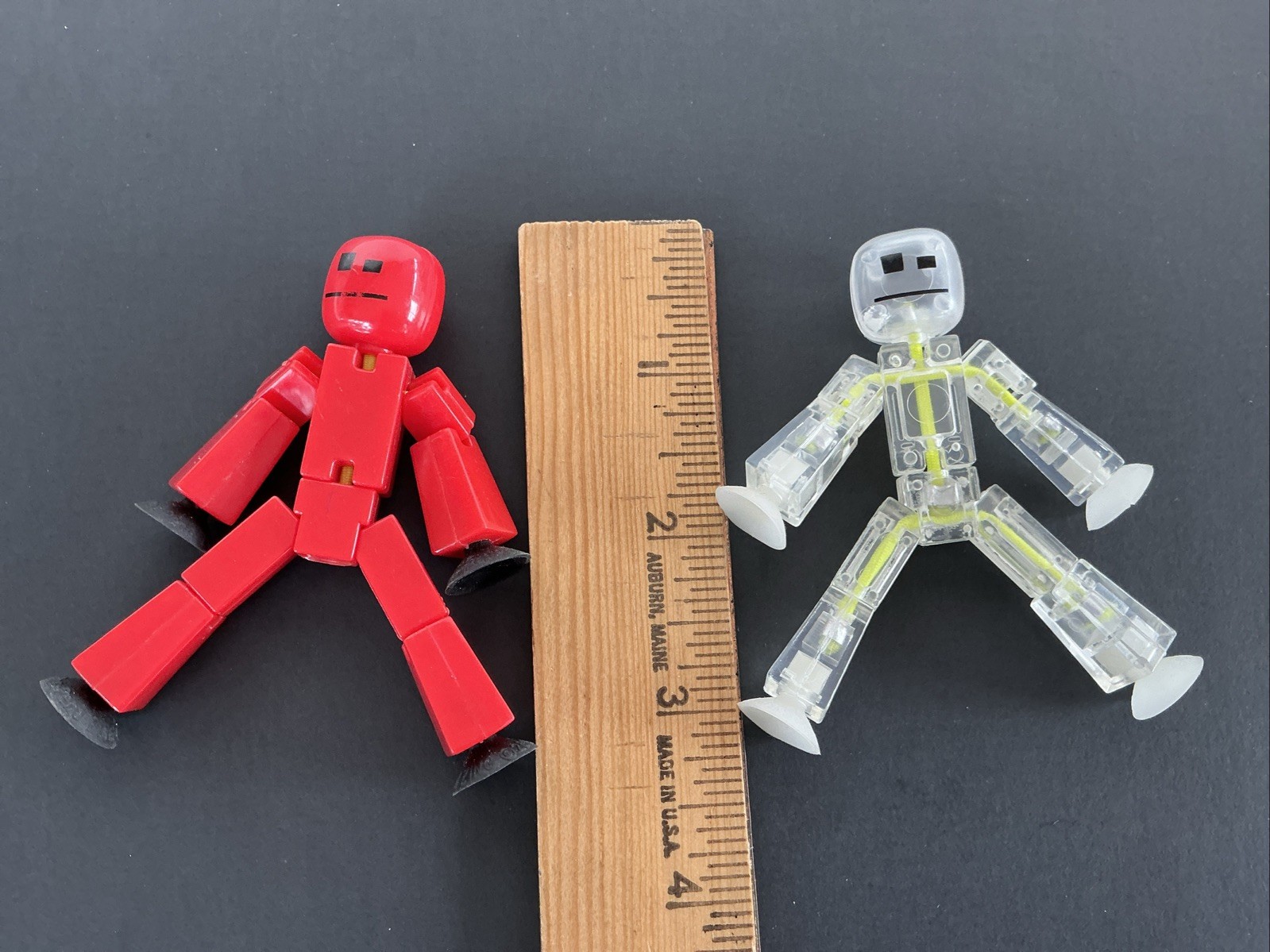 Zing Stikbot (2) Red & Clear Stop Motion Animation Stikbots Stik Bot Figures