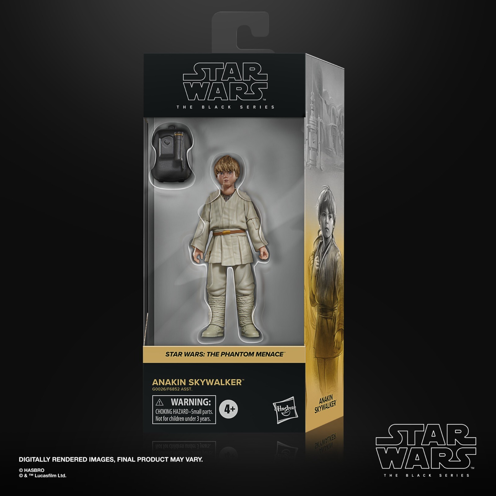 Star Wars Black Series Phantom Menace Anakin Skywalker 6 in Scale Figure Hasbro