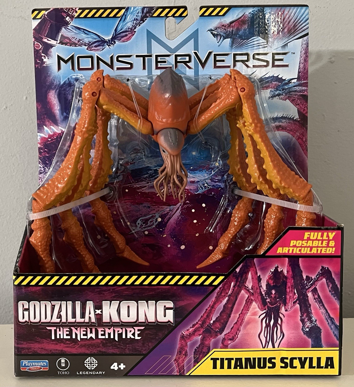 Godzilla x Kong The New Empire TITANUS SCYLLA 6&Prime; Figure MonsterVerse In Hand