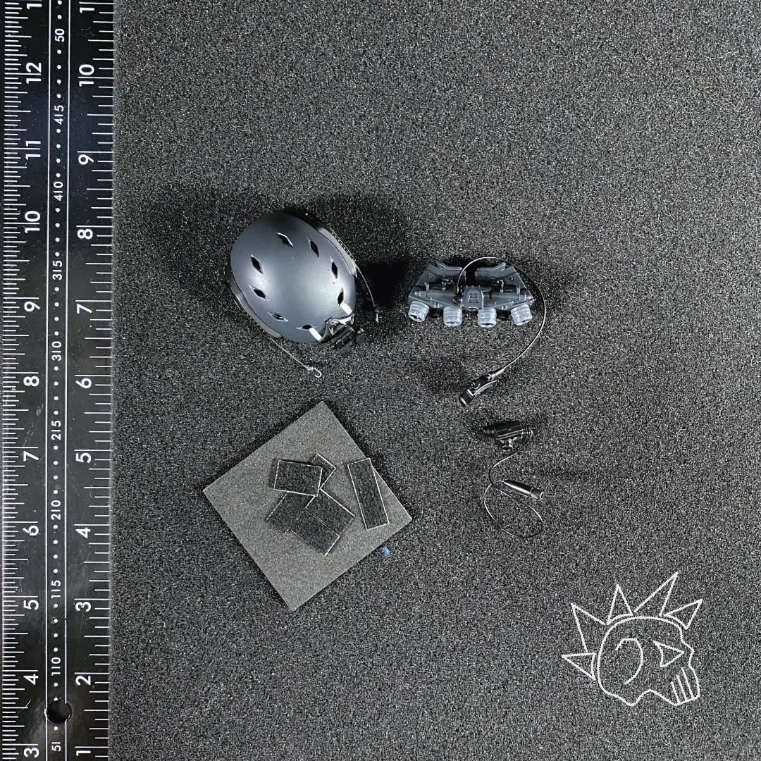 1/6 Scale Bump Helmet + GPNVG Set Custom Action Figure Accessory – GA1010S