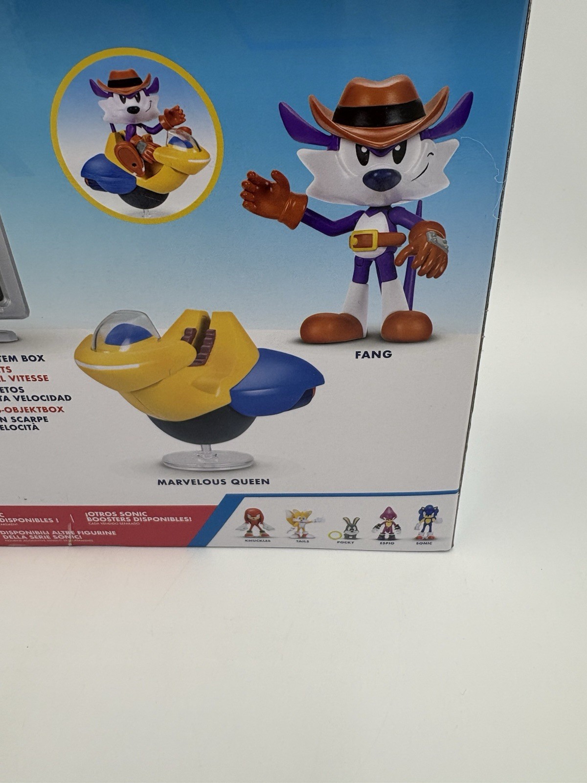 Sonic The Hedgehog Classic Jakks Pacific Sonic vs Fang 2.5&Prime; tall Playset