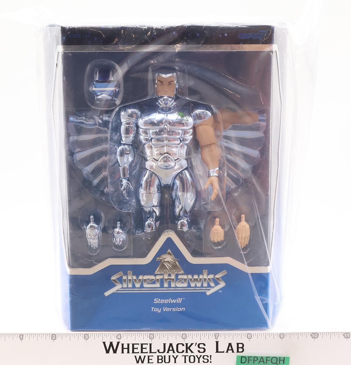 Steelwill (Toy Version) Silverhawks Super7 Ultimates Action Figure NEW SEALED