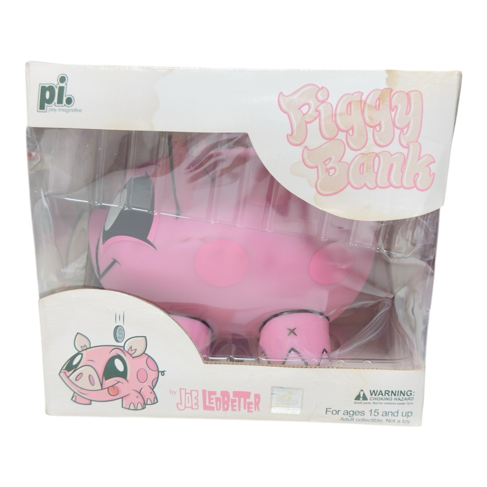 PI JOE LEDBETTER Pink VARIENT LIMITED EDITION Pink PIGGY BANK ORIGINAL 2011