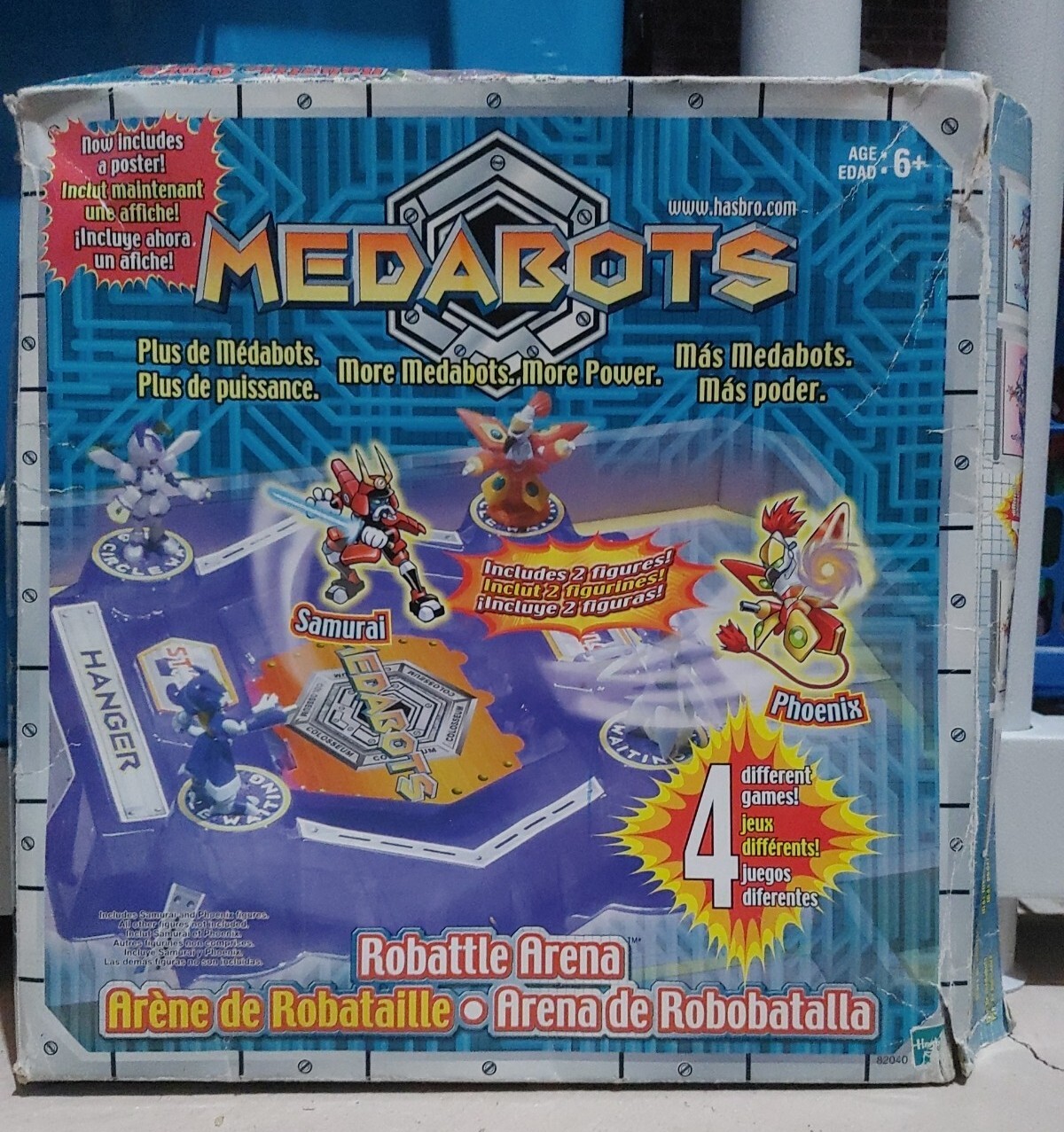 Medabots Robattle Arena Used Hasbro 2001 Medarot Game Anime