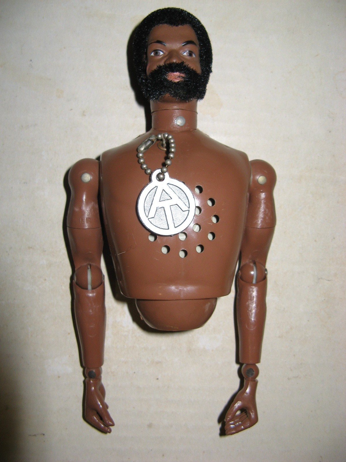 1964 GI Joe Vintage Hasbro 12” Adventure Team Black Talking Commander Upper Body