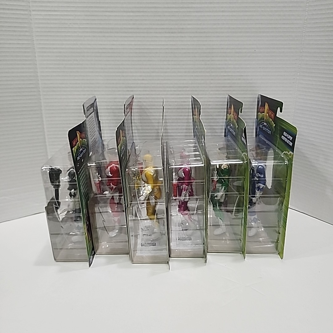 Power Rangers Re-Ignition Auto Mighty Morphin Head-Flippin&rsquo; Lot Set Playmates
