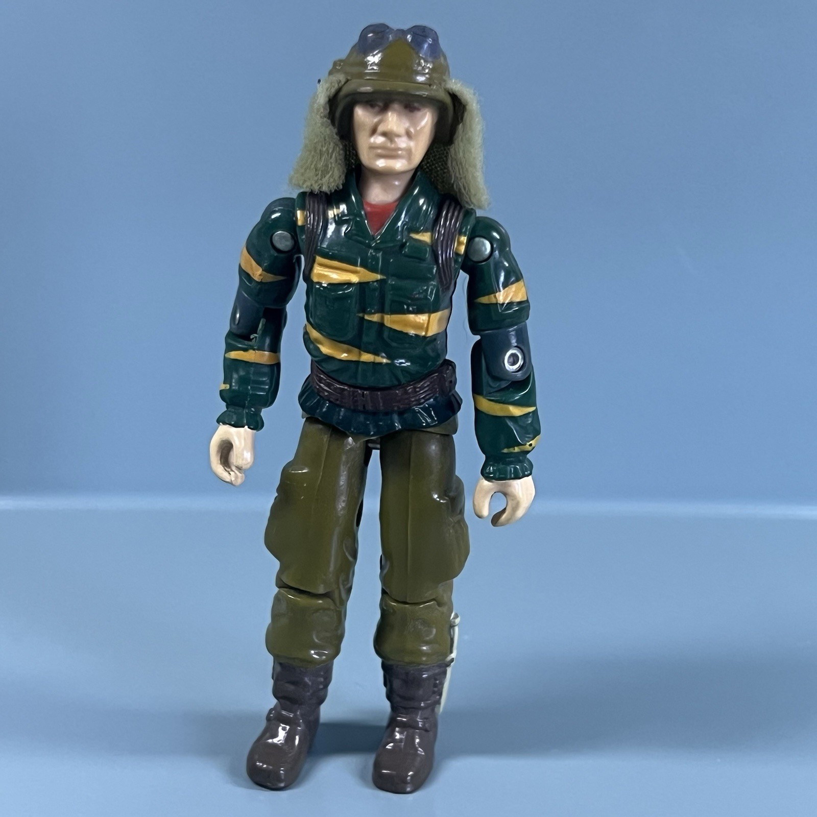 1988 GI Joe Tiger Force DUSTY Desert Trooper Broken Crotch Figure Only