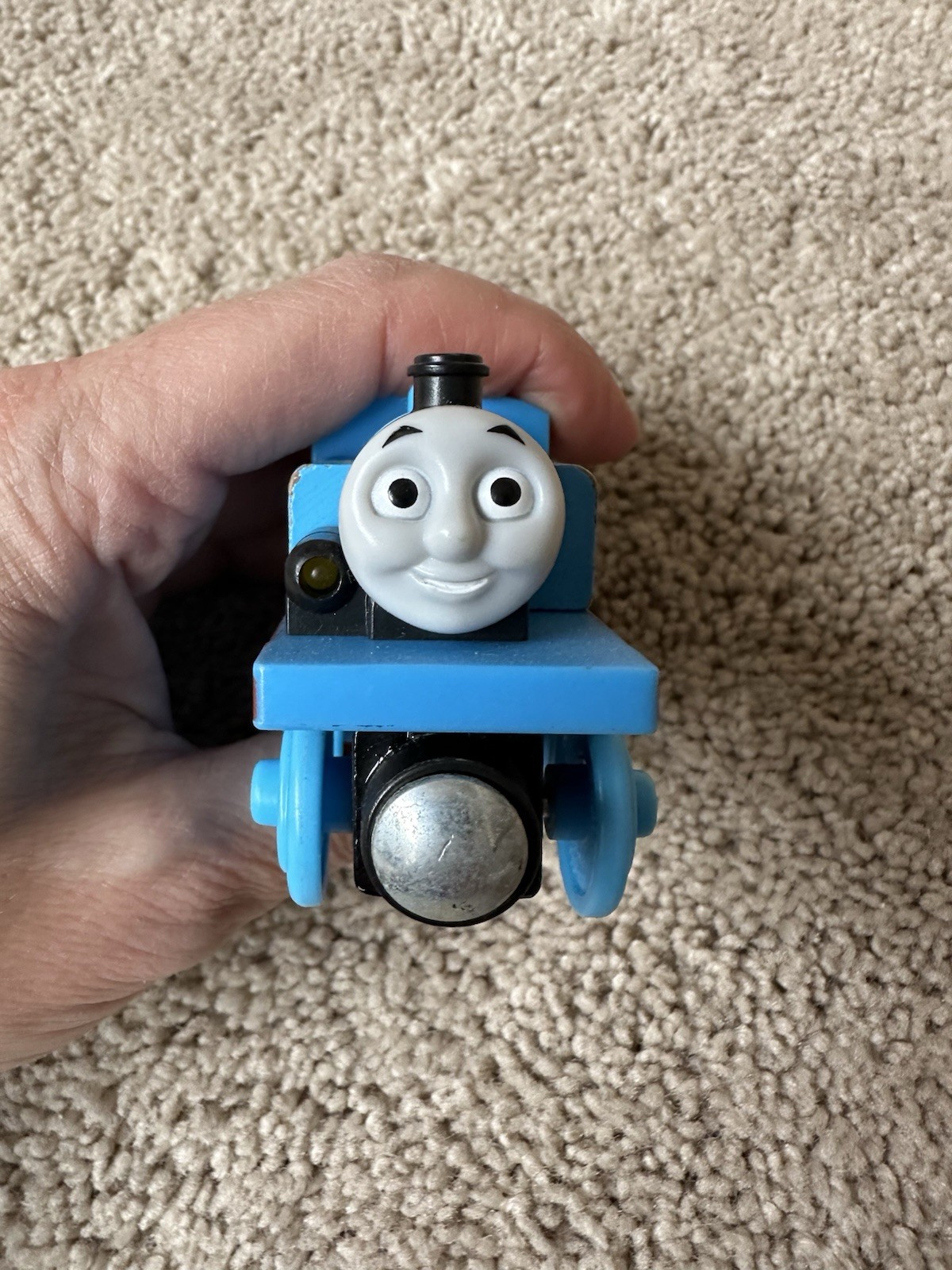 Thomas & Friends Talking Thomas Blue Train Wooden Railway Lights Up Y4116