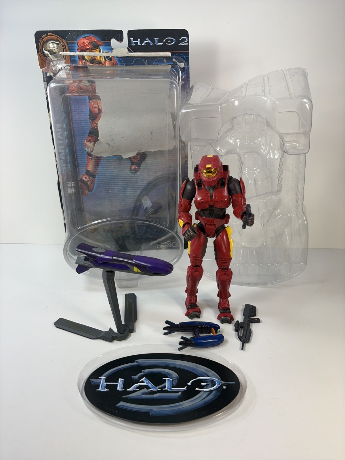 Joyride Studios Bungie 2005 Halo 2 RED SPARTAN Limited Edition Series 4 used