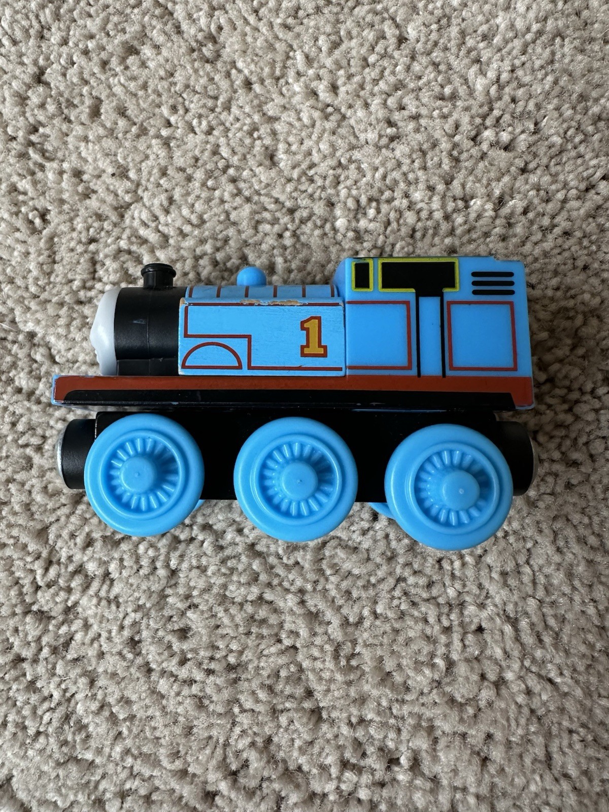 Thomas & Friends Talking Thomas Blue Train Wooden Railway Lights Up Y4116