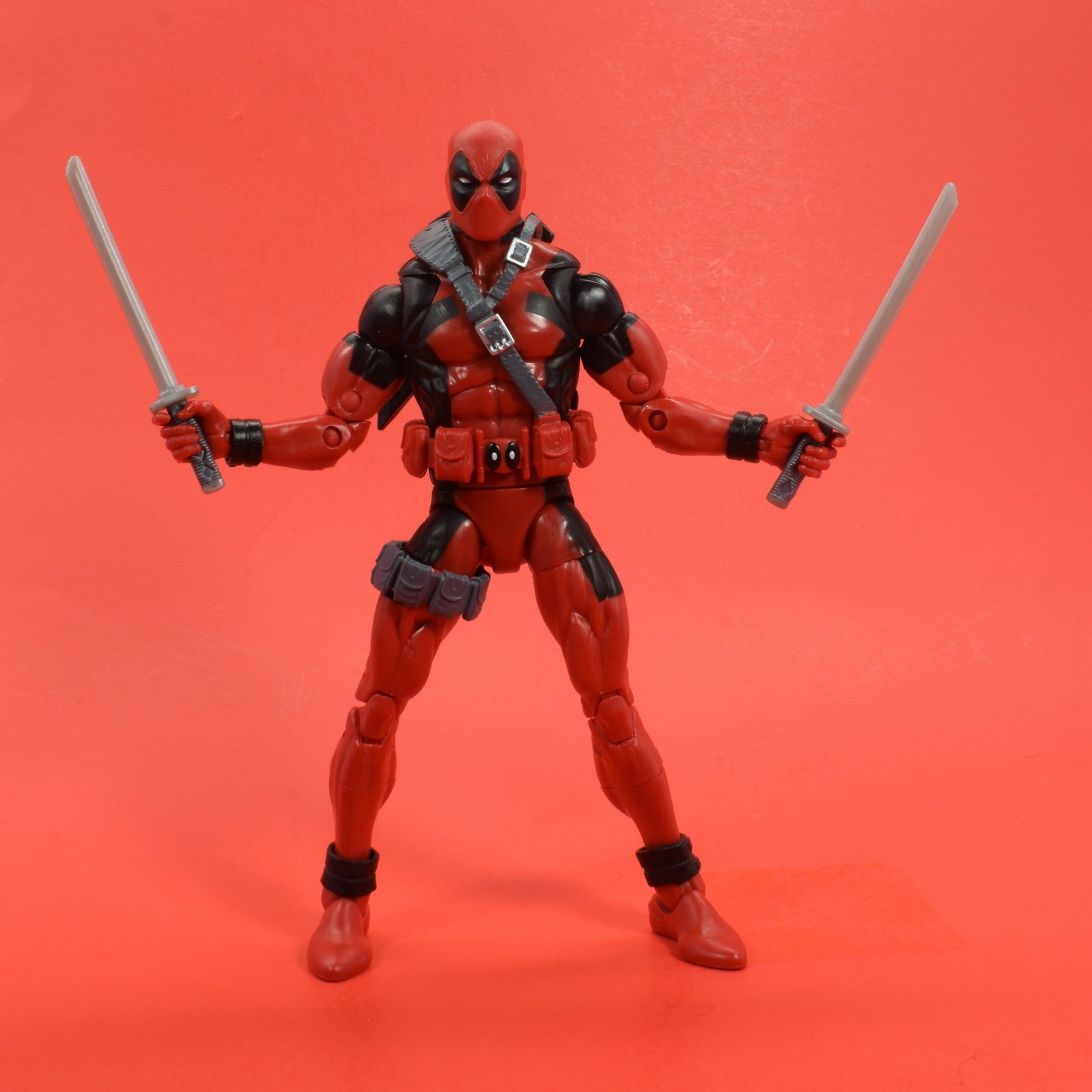 Marvel Legends 6&Prime; Sasquatch BAF Wave Red Suit Comic Deadpool As Shown B24