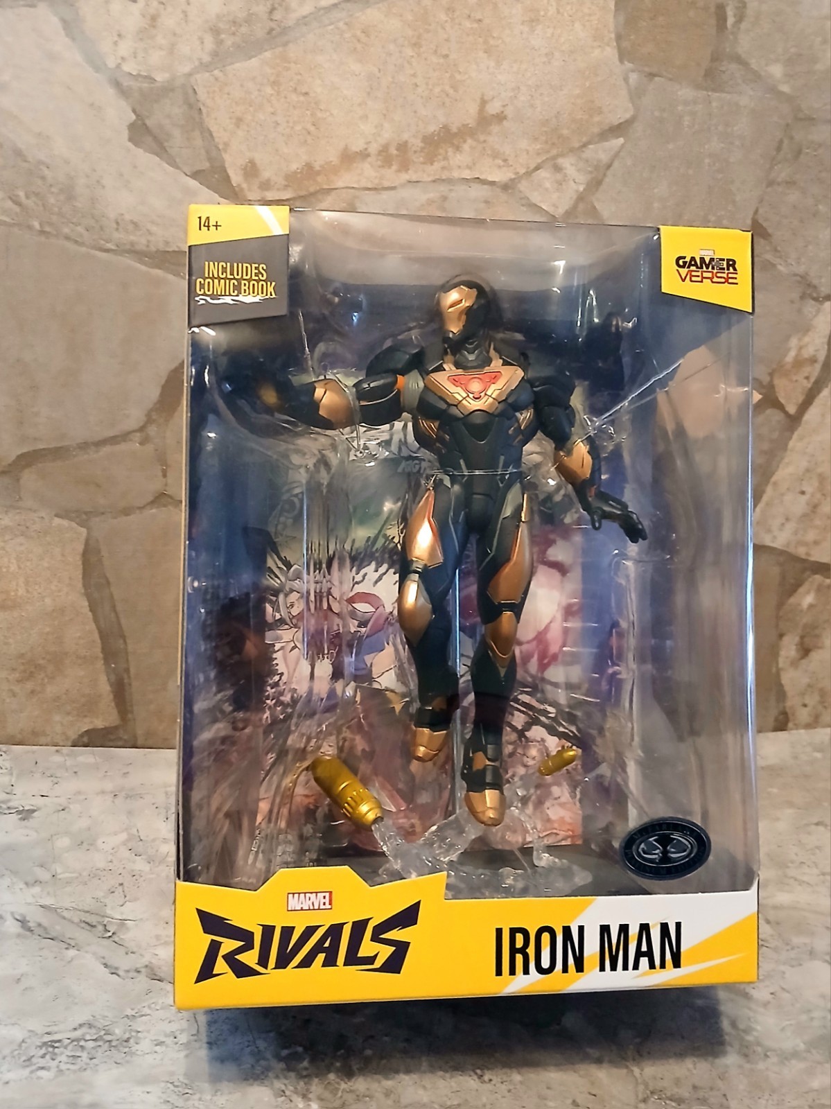 McFarlane Marvel Rivals Iron Man PLATINUM EDITION CHASE Black & Gold 1:6 Statue