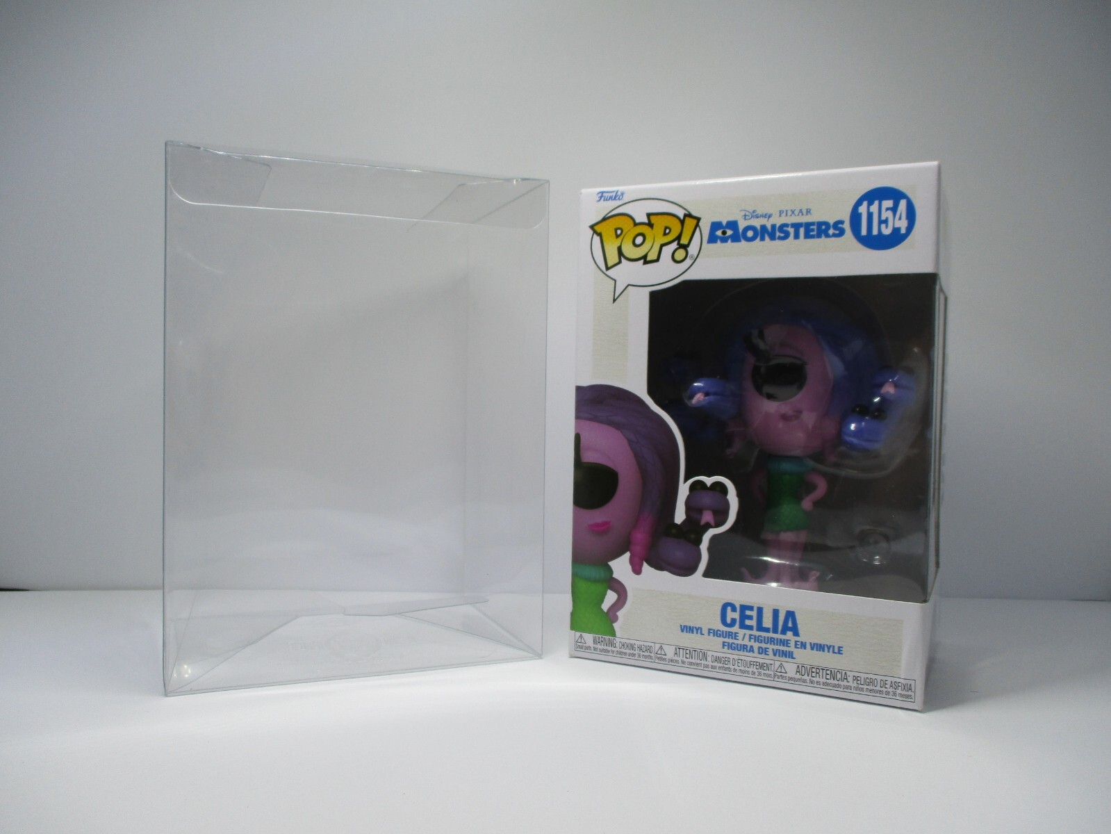 Funko Pop! Disney Monsters Inc 20th – Celia with VSC Clear Graphic Protector NEW