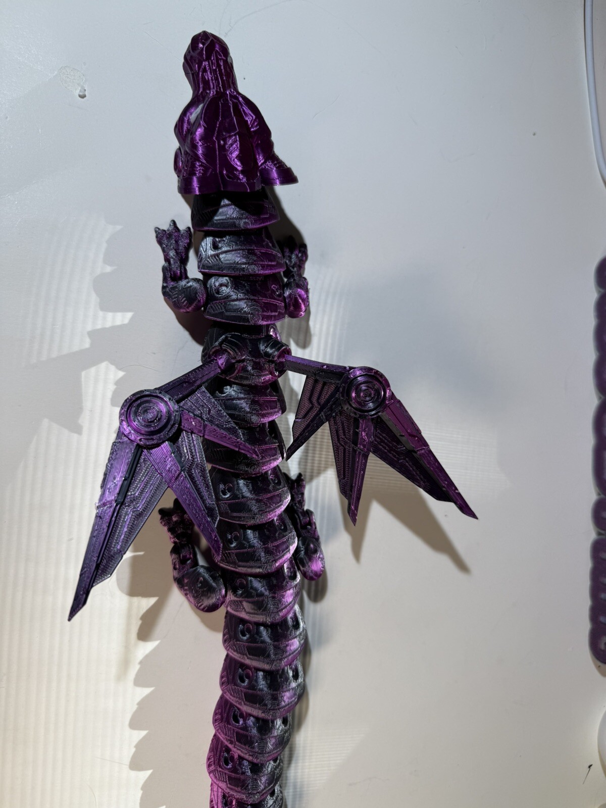 3D Printed Mechanical Dragon 18in Long Animals Articulated Collectable Toy Gift