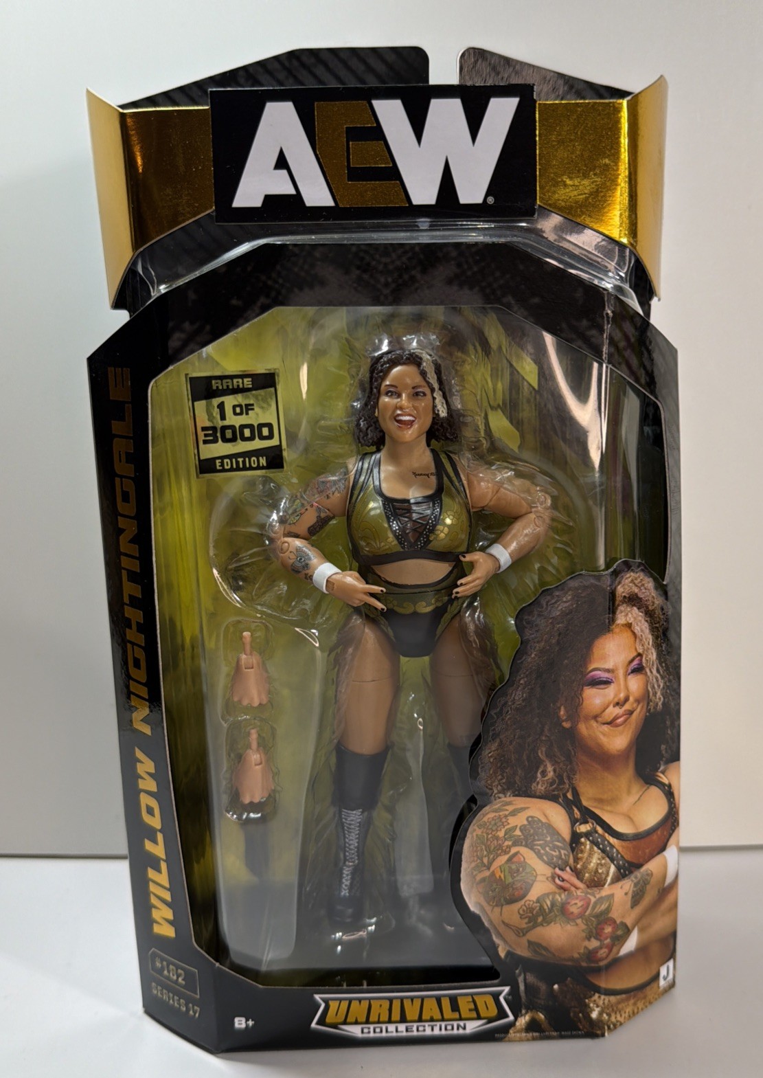 Willow Nightingale AEW Unrivaled Series 17 #182 Rare Chase 1/3000 Brand New