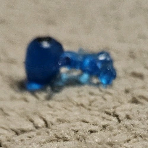 Mini Alien Figure 1 Inch Tall Blue