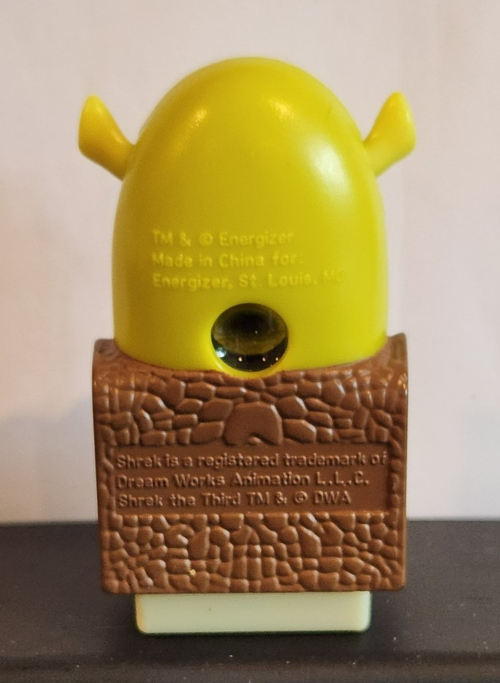 Shrek the 3rd Picture Scene Viewer Toy Energizer Plastic Movie Ogre 2.25”