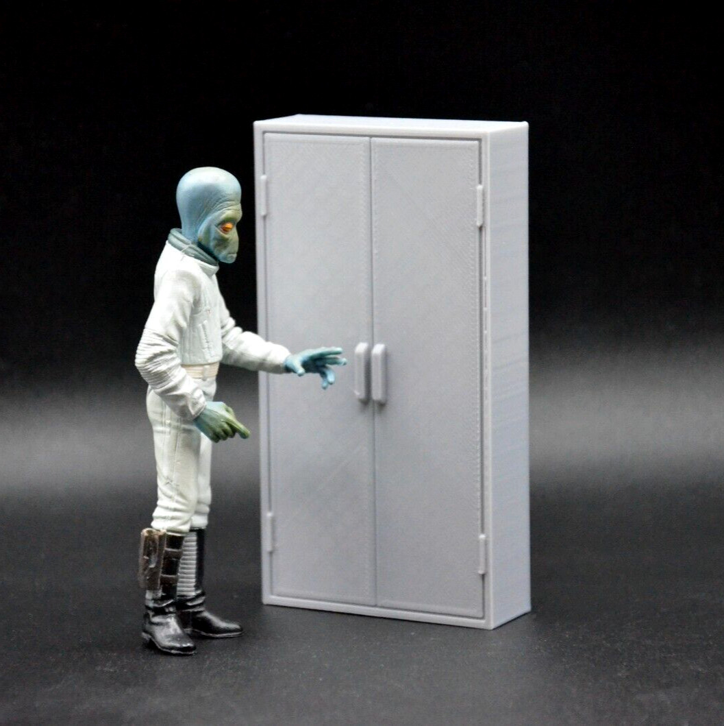 OFFICE CABINET 1:18 3.75&Prime; SCALE FIGURE STAR WARS GI JOE DIORAMA DISPLAY