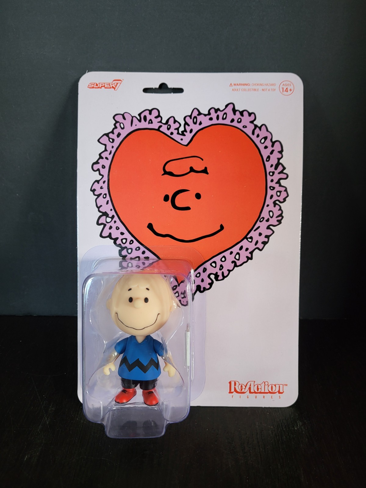 Charlie Brown Valentine&rsquo;s Day 2024 PEANUTS 3.75&Prime; SUPER 7 ReAction NEW #2