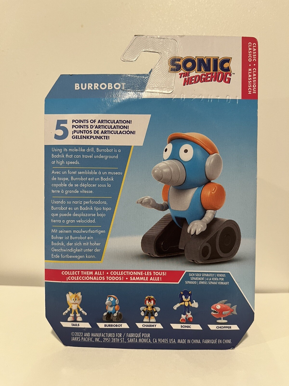 Sonic the Hedgehog Burrobot 2.5 In. Mini Figure Jakks Pacific Wave 11 NEW 2022